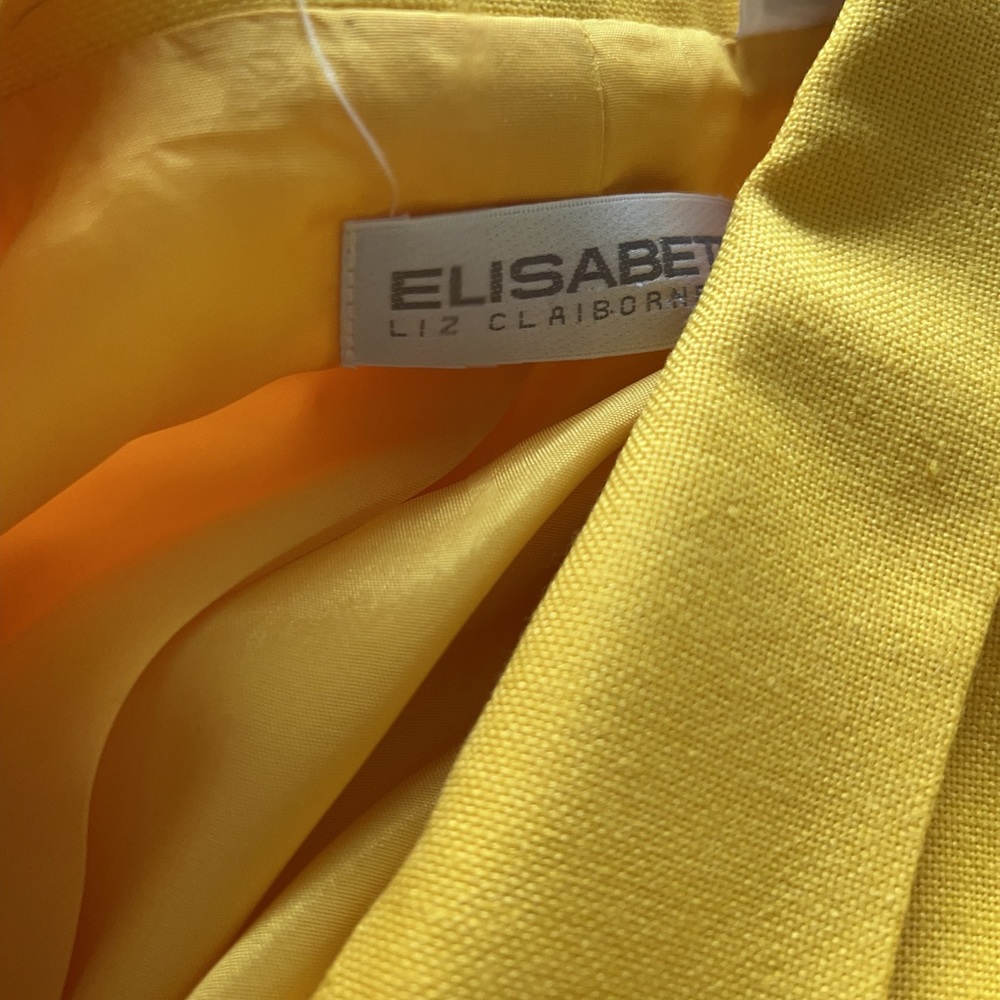 Bright yellow blazer